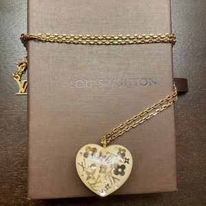 Louis Vuitton Inclusion Heart Pendant Necklace